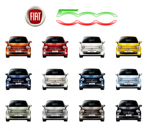 Fiat 500: colorazioni