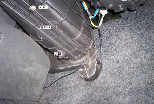 Filtro anti polline della fiat Punto