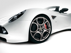 Particolare dell'Alfa Romeo 8C Spider