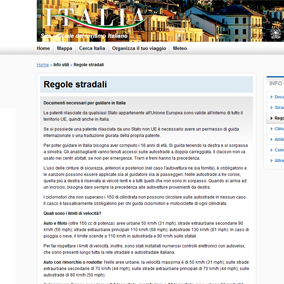 Italia.it ed il CDS: Clicca per ingrandir
