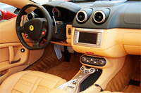 Interni della Ferrari California